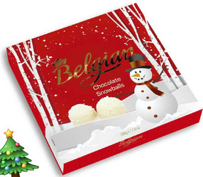 Продуктови Категории Шоколади Снежни топки от белгийски шоколад 200 гр